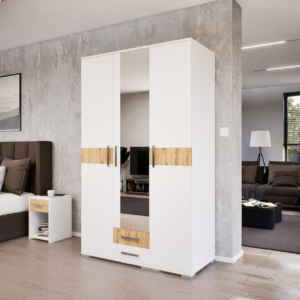 Celesta Gardrób 120 (Fehér-Artisan) modern