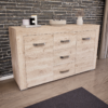 Luxara III. Komód (Fehér Tölgy) modern