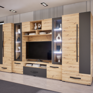 Onyx szekrénysor (Artisan-Antracit) modern