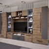 Onyx szekrénysor (Bolzánó-Antracit) modern
