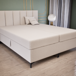 Regalio Boxspring Franciaágy (Világosbarna) modern