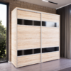 Sorella Tolóajtós Gardrób (Sonoma) modern