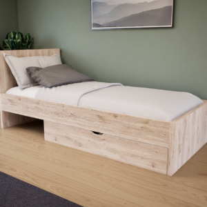 Sorello Ágykeret 90 cm (Fehér tölgy) modern