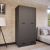 Tessara Gardrób (Antracit) modern