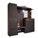 Modula Előszoba Garnitúra (Concordia-Antracit) modern