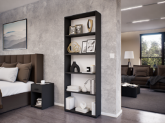 Linea Könyvespolc (Antracit) modern
