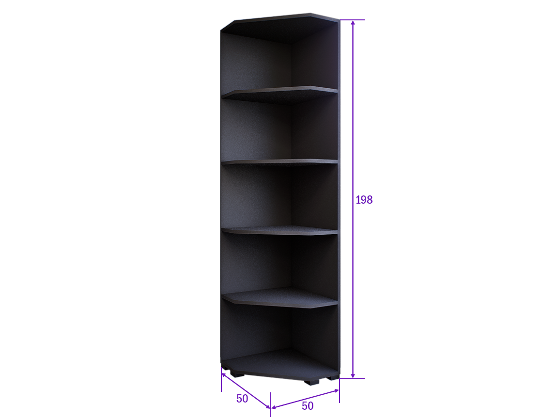 Strato Sarokpolc (Antracit) modern