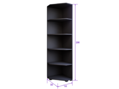 Strato Sarokpolc (Antracit) modern