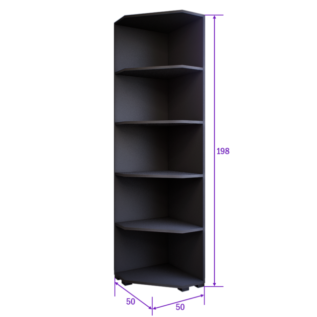 Strato Sarokpolc (Antracit) modern