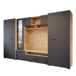 Stellar szekrénysor (Artisan-Antracit) modern