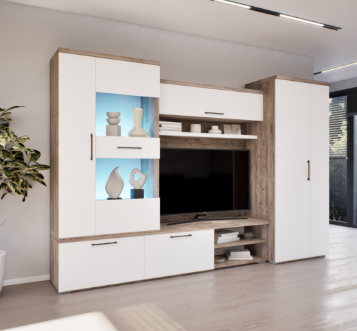 Marante szekrénysor (Gotland-Fehér) modern