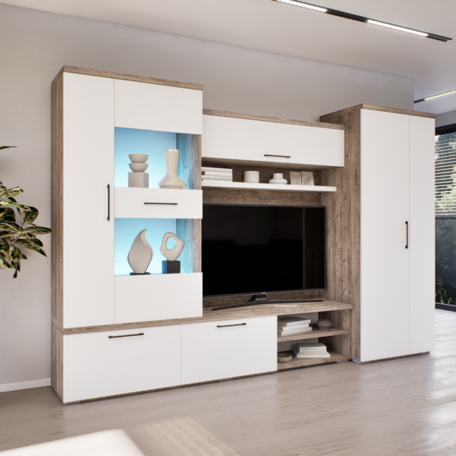 Marante szekrénysor (Gotland-Fehér) modern