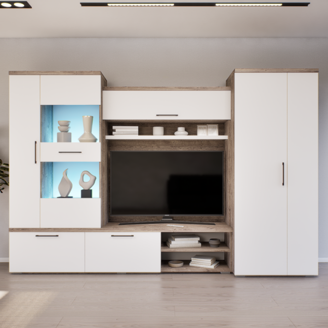 Marante szekrénysor (Gotland-Fehér) modern