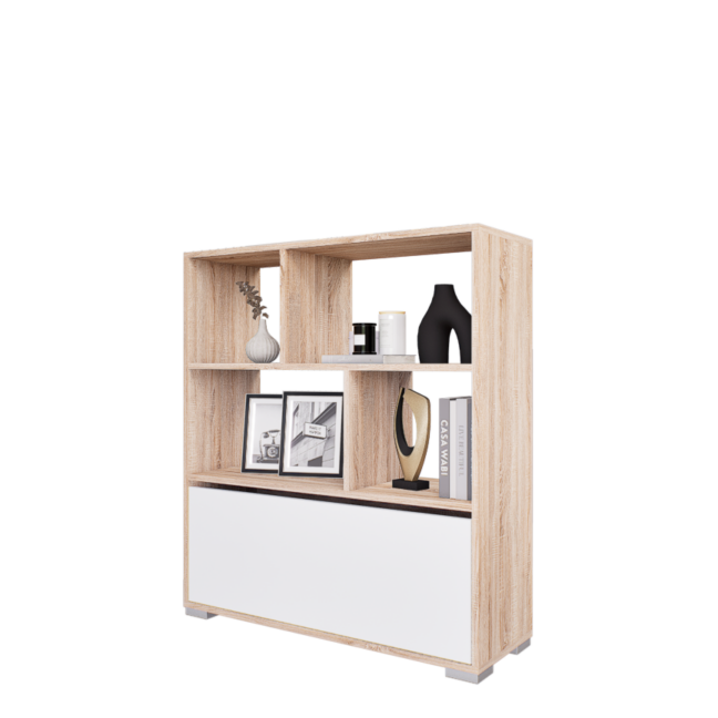 Solena Térelválasztó  (Sonoma-Fehér) modern