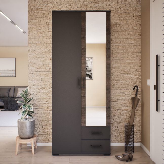 Walkon Cipősszekrény (Antracit-Concordia) modern