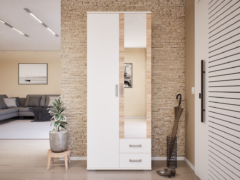 Walkon Cipősszekrény (Fehér-Sonoma) modern