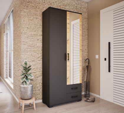 Walkon Cipősszekrény (Antracit-Artisan) modern