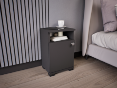 Noctura Éjjeliszekrény (Antracit) modern