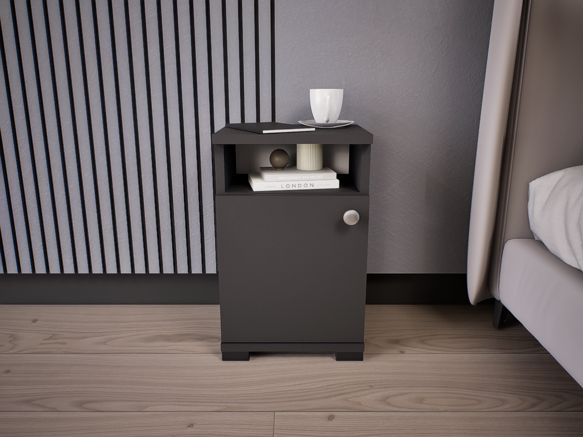 Noctura Éjjeliszekrény (Antracit) modern