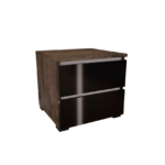 Somnia Éjjeliszekrény (Concordia-Magasfényű Fekete) modern