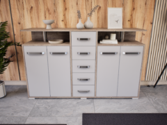Solara Komód (Gotland-Láva szürke) modern