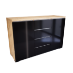 Somnia Komód (Artisan-Magasfényű Fekete) modern