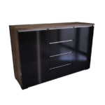 Somnia Komód (Concordia-Magasfényű Fekete) modern