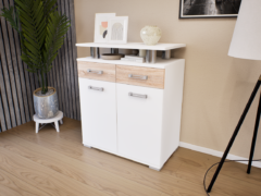 Ambria Komód (Fehér-Sonoma) modern