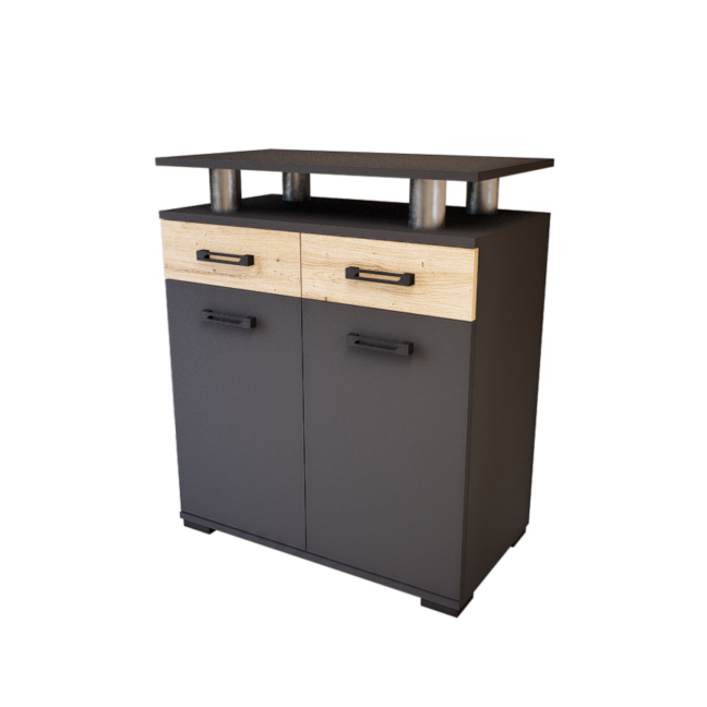 Ambria Komód (Antracit-Artisan) modern