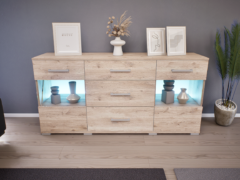 Tavora Komód (Fehér tölgy) modern