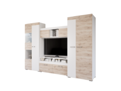 Cameo szekrénysor (Fehér-Fehér Tölgy) modern