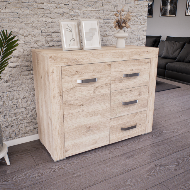 Luxara I. Komód (Fehér Tölgy) modern