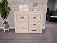 Luxara I. Komód (Fehér Tölgy) modern