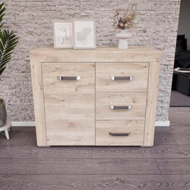 Luxara I. Komód (Fehér Tölgy) modern