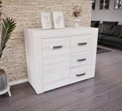 Luxara I. Komód (Hófehér kőris) modern