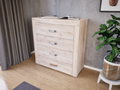 Luxara II. Komód (Fehér Tölgy) modern