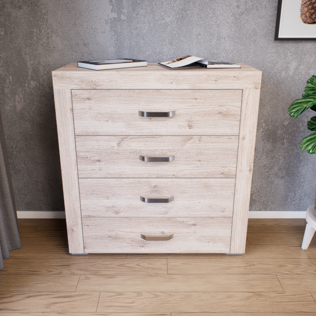 Luxara II. Komód (Fehér Tölgy) modern