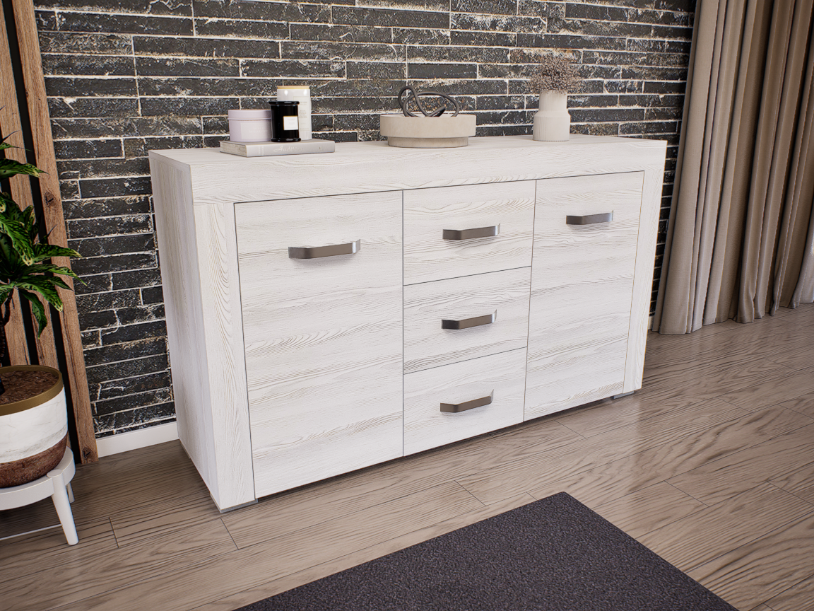 Luxara III. Komód (Hófehér kőris) modern