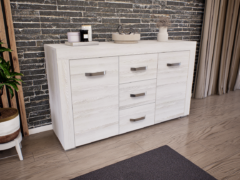 Luxara III. Komód (Hófehér kőris) modern