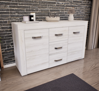 Luxara III. Komód (Hófehér kőris) modern