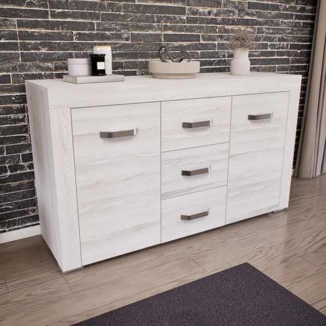 Luxara III. Komód (Hófehér kőris) modern