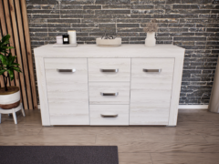 Luxara III. Komód (Hófehér kőris) modern