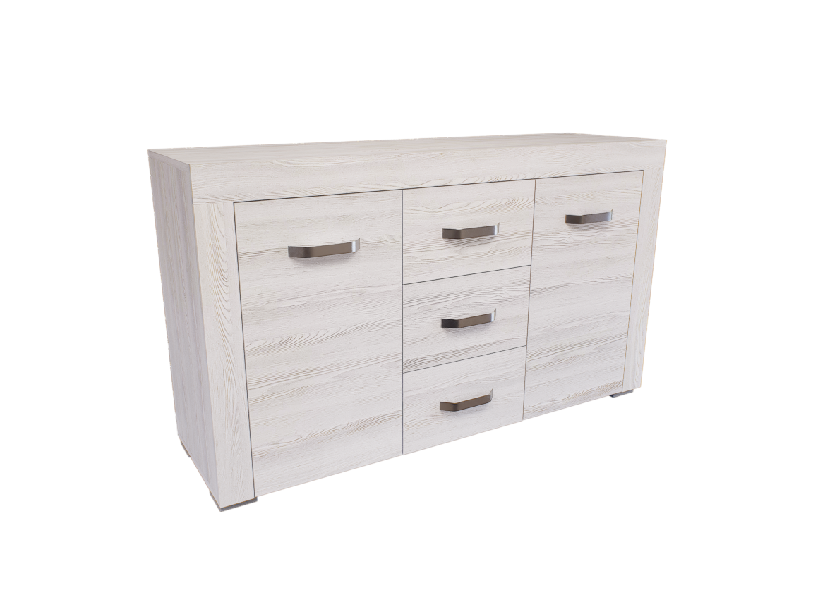 Luxara III. Komód (Hófehér kőris) modern