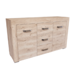 Luxara III. Komód (Fehér Tölgy) modern