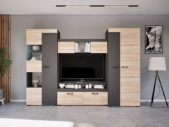 Cameo szekrénysor (Antracit-Sonoma) modern