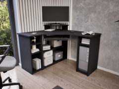 Lexon íróasztal (Antracit) modern