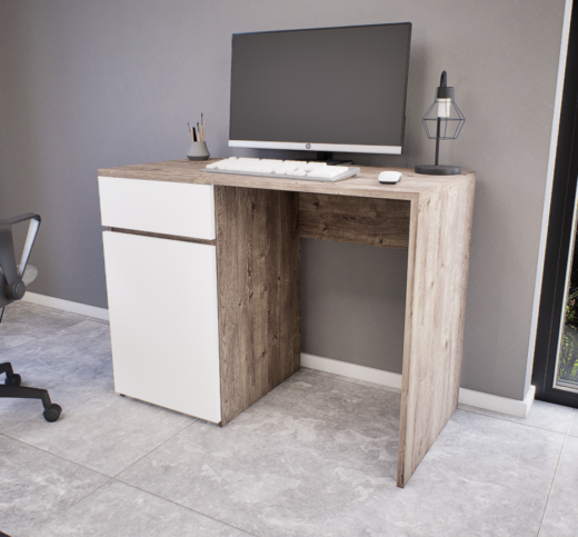 Modulo íróasztal (Gotland-Fehér) modern