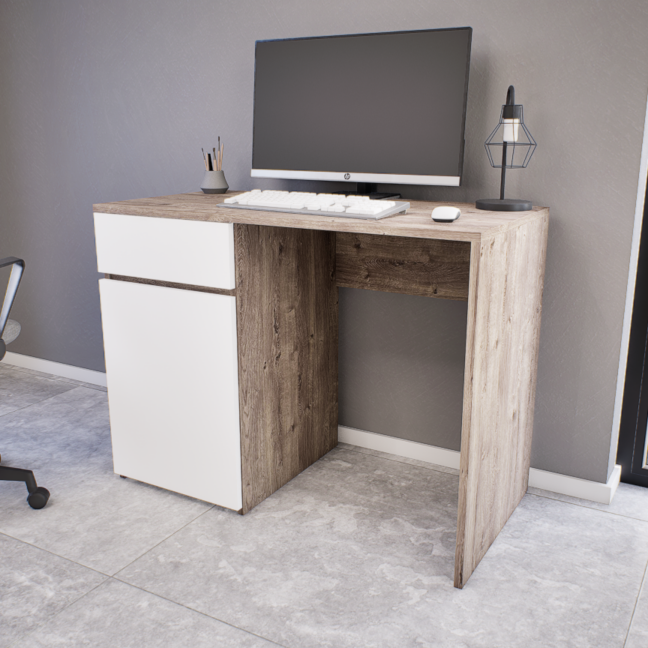 Modulo íróasztal (Gotland-Fehér) modern