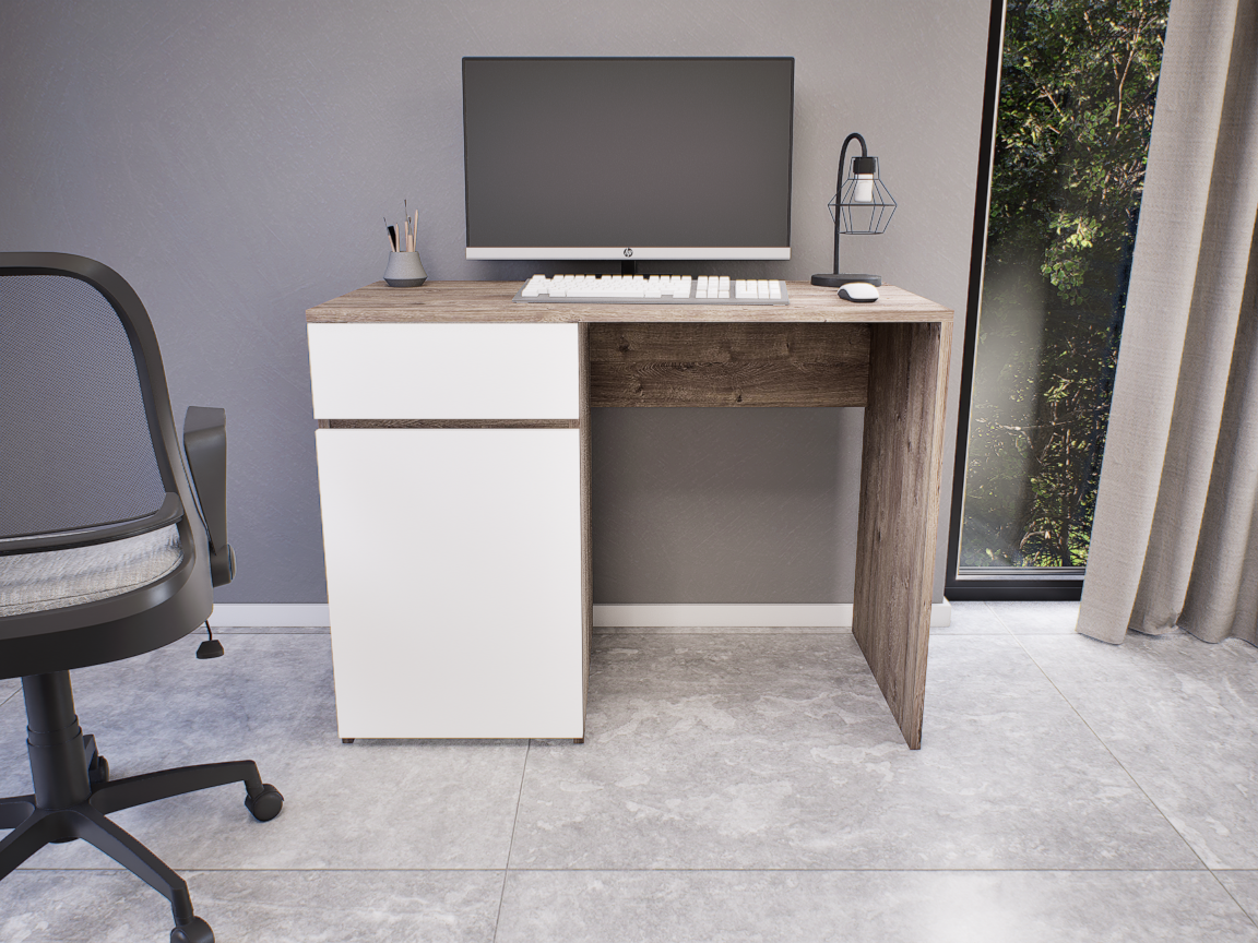 Modulo íróasztal (Gotland-Fehér) modern