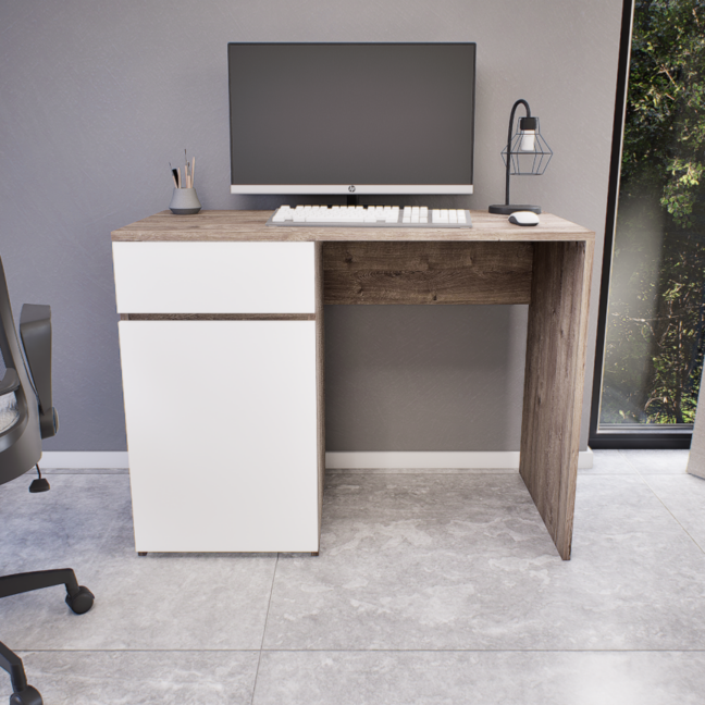 Modulo íróasztal (Gotland-Fehér) modern